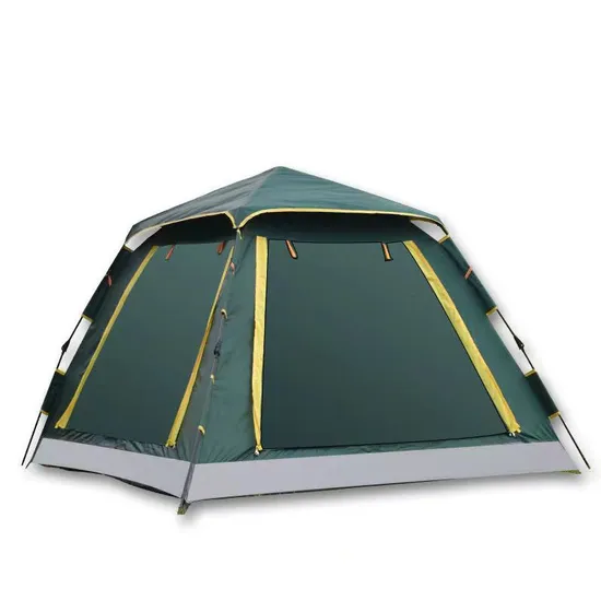 Premium Silver Rubber Outdoor Camping Tent for Four Seasons 
